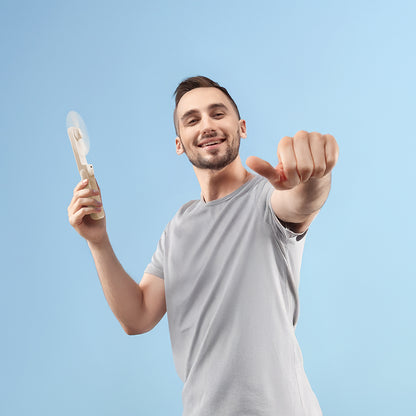 Aecooly PF01 Katlanabilen 3 Kademeli Portatif Soğutucu El Fanı Siyah