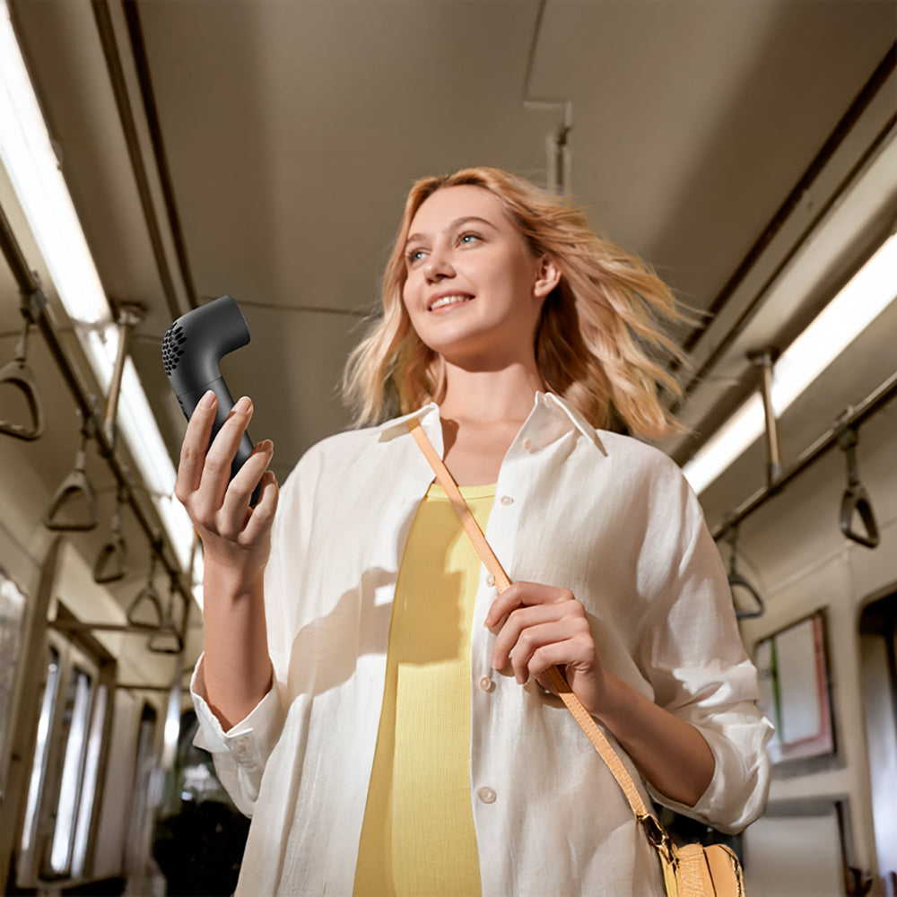 Aecooly PH01 Aero Pro Serisi Dijital LED Göstergeli Portatif Soğutucu El Fanı Siyah