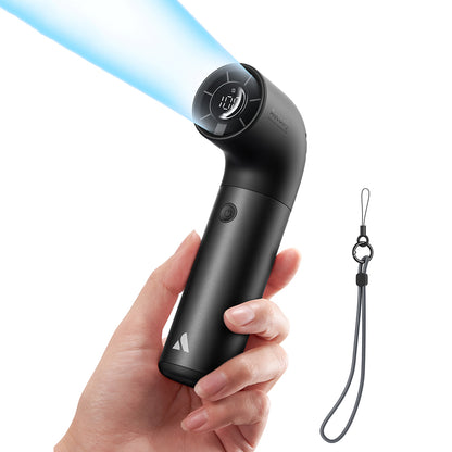 Aecooly PH01 Aero Pro Serisi Dijital LED Göstergeli Portatif Soğutucu El Fanı Siyah