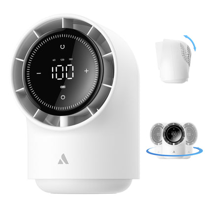 Aecooly TB01 Dijital LED Göstergeli Portatif Soğutucu Masa Fanı Beyaz