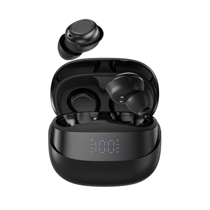 Amazingthing Amazsound Lite Dijital LED Göstergeli Kulak İçi Bluetooth Kulaklık v5.4 Siyah