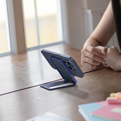 Amazingthing Glamour Link Fonksiyonel Çok Yönlü Grip Standlı Magnetik Kartlık Gri