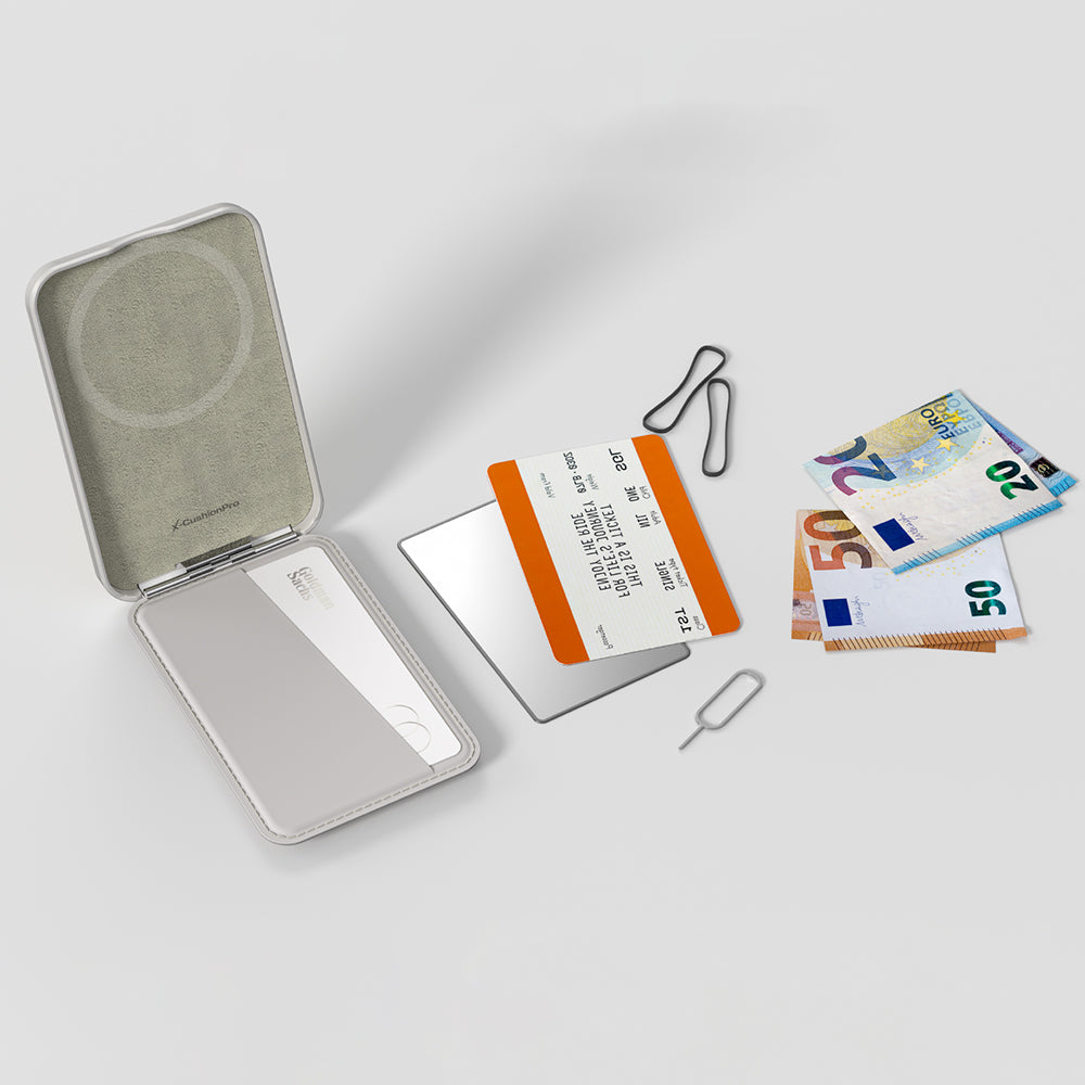 Amazingthing Glamour Link Fonksiyonel Çok Yönlü Grip Standlı Magnetik Kartlık Gri