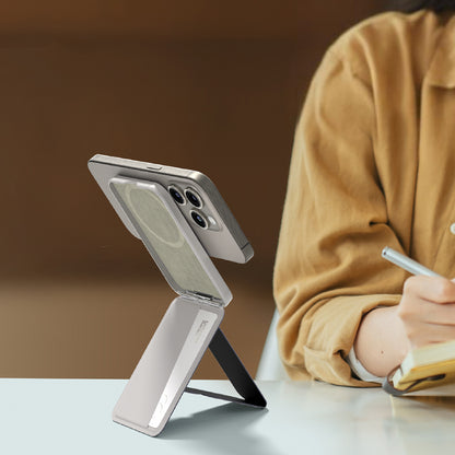 Amazingthing Glamour Link Fonksiyonel Çok Yönlü Grip Standlı Magnetik Kartlık Gri