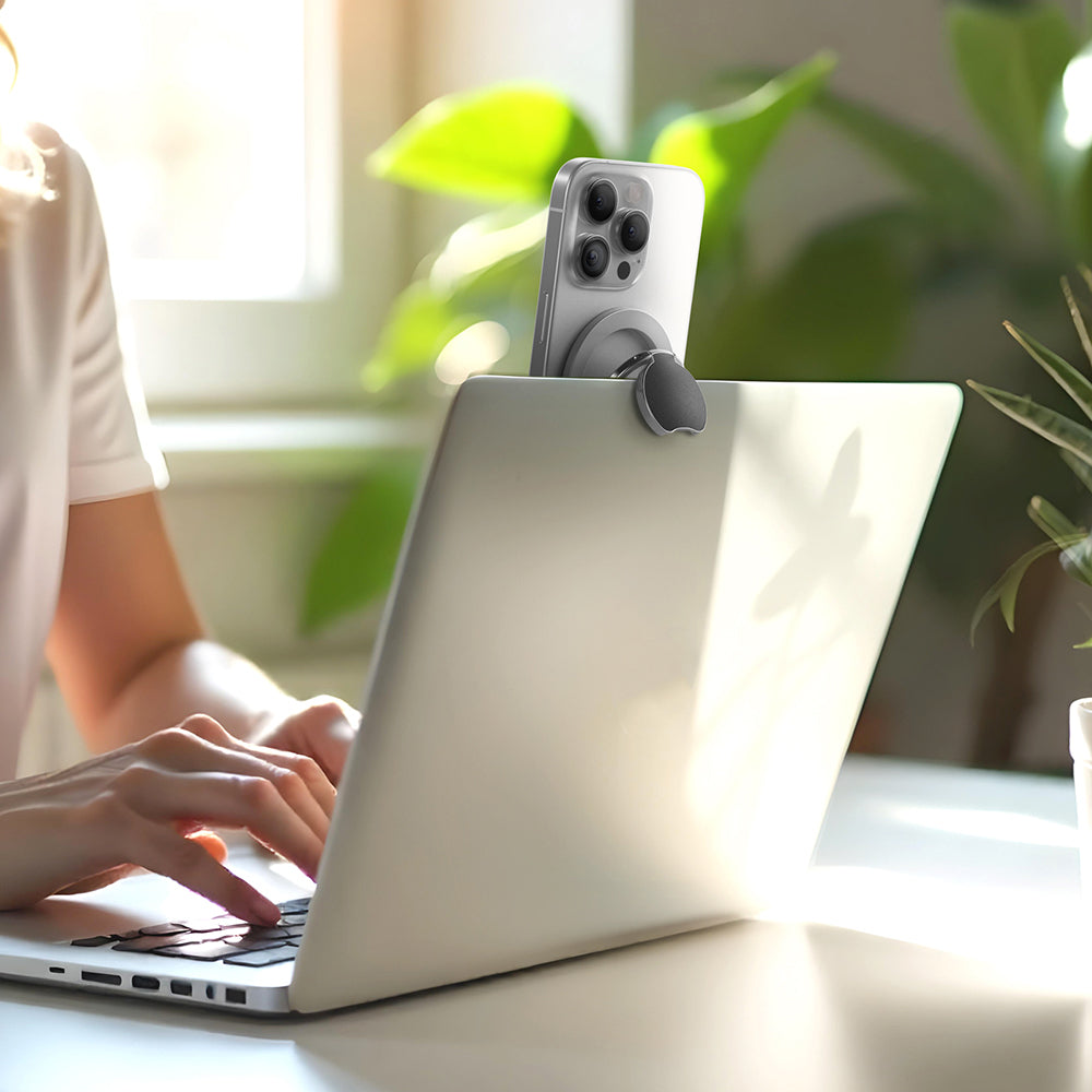 Amazingthing Magnetik 360 Derece Dönebilen Titan MagFlex Serisi Parmak Ring Stand Siyah