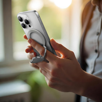 Amazingthing Magnetik 360 Derece Dönebilen Titan MagFlex Serisi Parmak Ring Stand Mavi