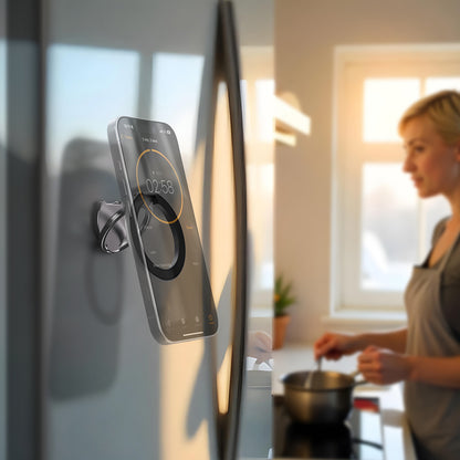 Amazingthing Magnetik 360 Derece Dönebilen Titan MagFlex Serisi Parmak Ring Stand Mavi