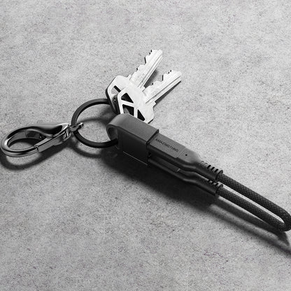 Amazingthing Thunder Pro USB3.2 Gen2 PD3.1 Port Korumalı Type-C to Type-C Kablo 20cm 240W 4K@60Hz Siyah