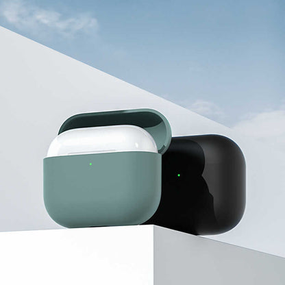 Apple Airpods 3 Kılıf Benks Liquid Silikon PC Kapak Mavi