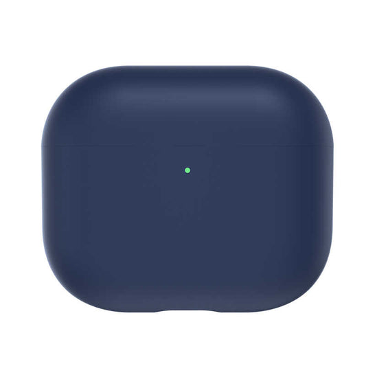 Apple Airpods 3 Kılıf Benks Liquid Silikon PC Kapak Mavi