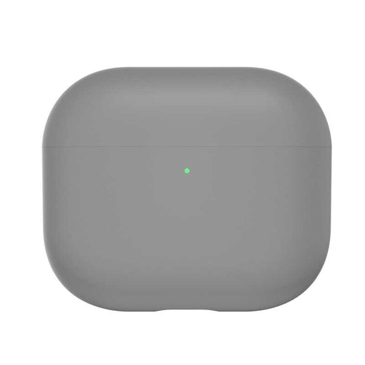 Apple Airpods 3 Kılıf Benks Liquid Silikon PC Kapak Gri