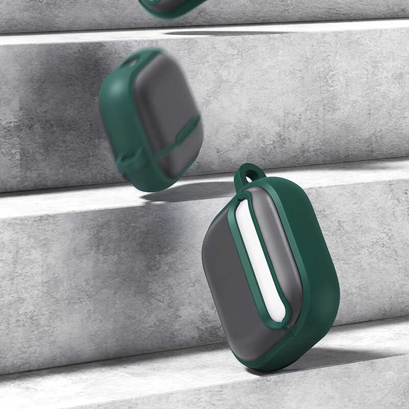 Apple Airpods 3 Kılıf Benks Mist Hybrid Kılıf Mavi