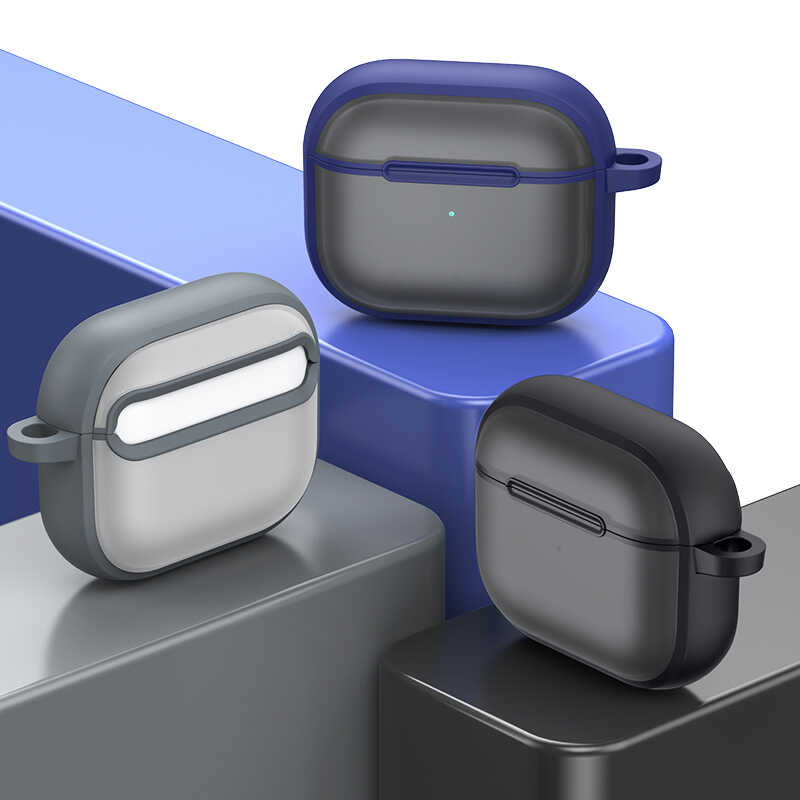 Apple Airpods 3 Kılıf Benks Mist Hybrid Kılıf Siyah