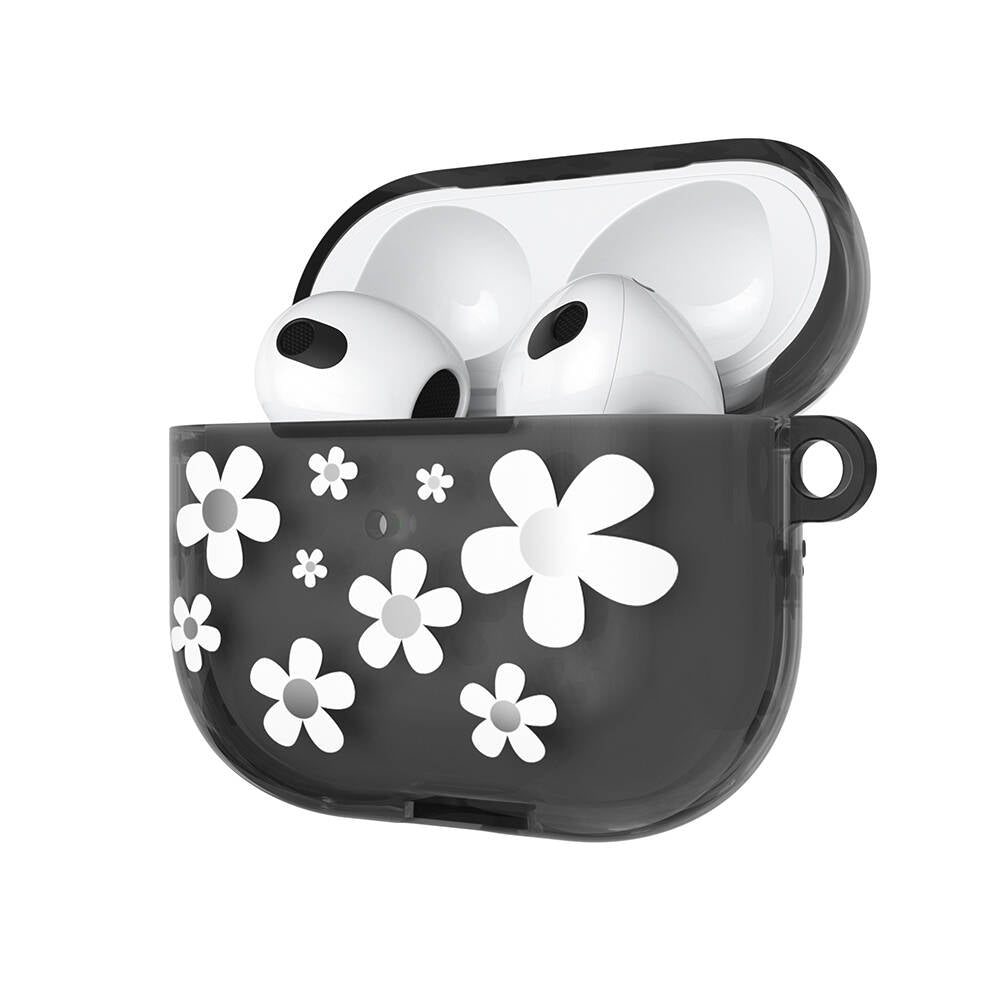 Apple Airpods 3. Nesil Kılıf Çift IMD Baskılı Lisanslı Switcheasy Artist Kapak Siyah