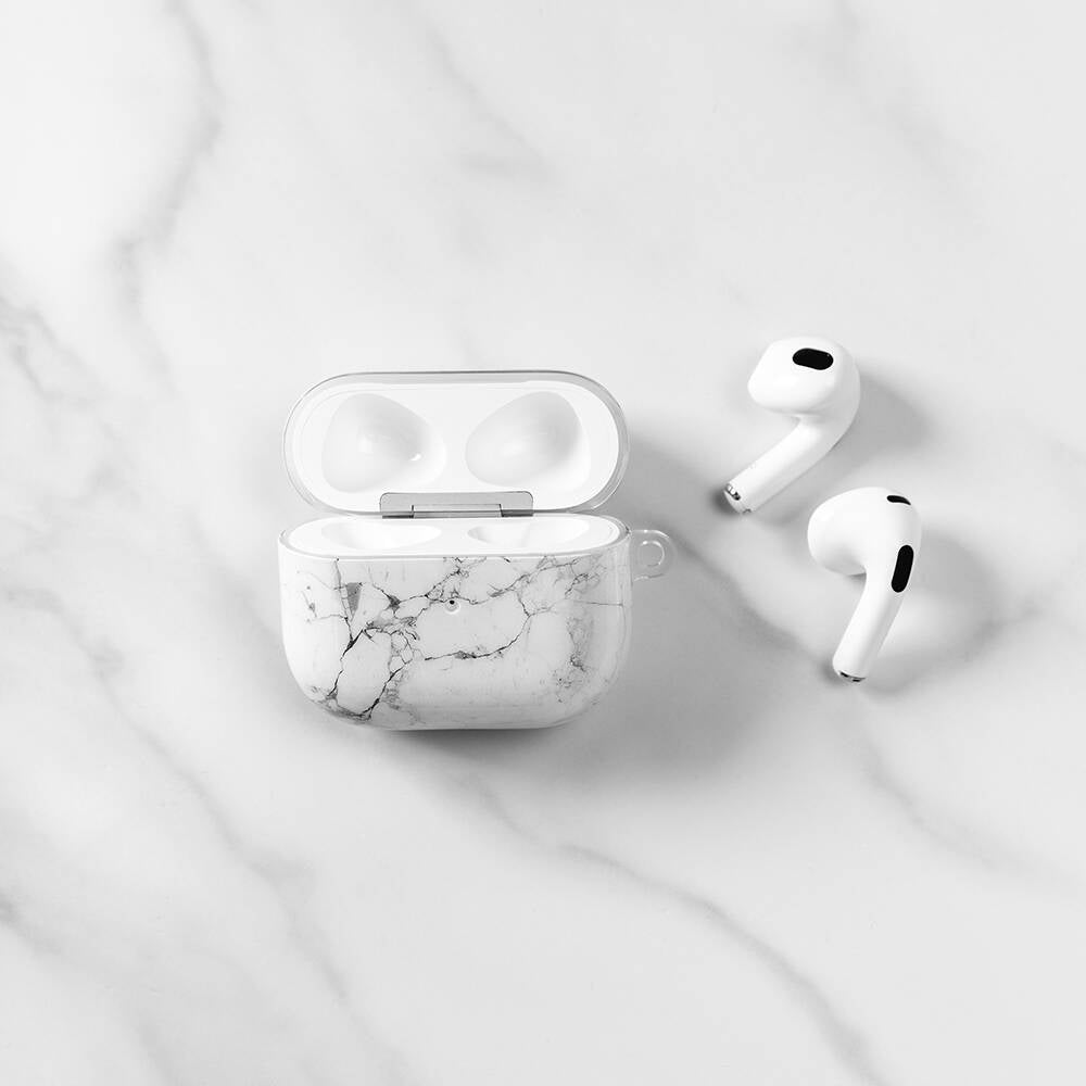 Apple Airpods 3. Nesil Kılıf Çift IMD Baskılı Lisanslı Switcheasy Artist Kapak Beyaz