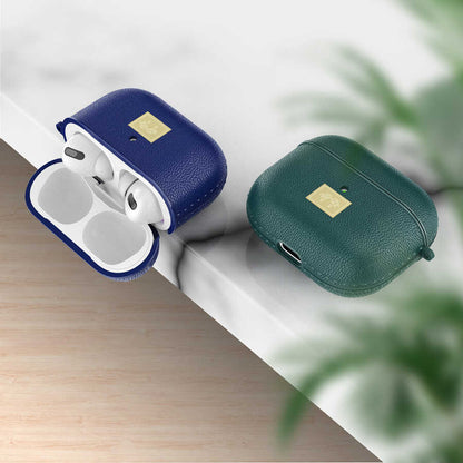 Apple Airpods 3. Nesil Kılıf Deri Görünümlü Askı Aparatlı Wlons Kılıf Siyah