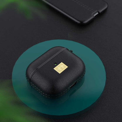 Apple Airpods 3. Nesil Kılıf Deri Görünümlü Askı Aparatlı Wlons Kılıf Koyu Yeşil