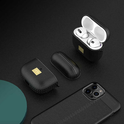 Apple Airpods 3. Nesil Kılıf Deri Görünümlü Askı Aparatlı Wlons Kılıf Kırmızı