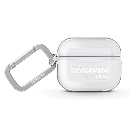 Apple Airpods 3. Nesil Kılıf SkinArma Transparan Mat Tasarım Kinzoku Kılıf Beyaz