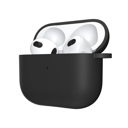 Apple Airpods 3. Nesil Kılıf Yumuşak Dokunuşlu Likit Silikon Tasarımlı Lisanslı Switcheasy Skin Kapak Yeşil