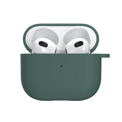 Apple Airpods 3. Nesil Kılıf Yumuşak Dokunuşlu Likit Silikon Tasarımlı Lisanslı Switcheasy Skin Kapak Pembe