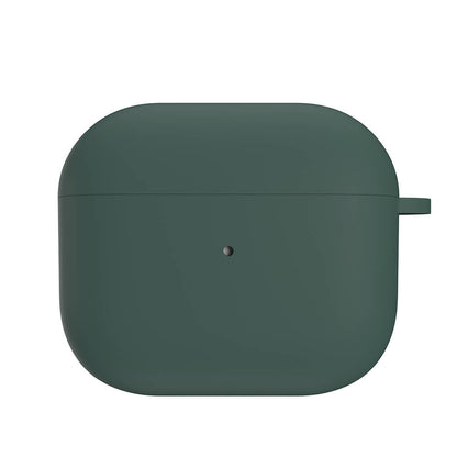 Apple Airpods 3. Nesil Kılıf Yumuşak Dokunuşlu Likit Silikon Tasarımlı Lisanslı Switcheasy Skin Kapak Yeşil