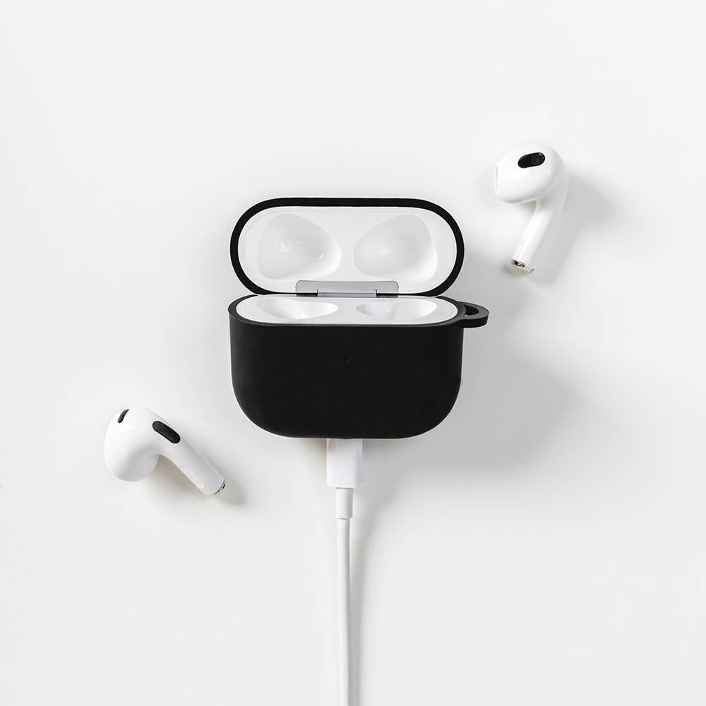 Apple Airpods 3. Nesil Kılıf Yumuşak Dokunuşlu Likit Silikon Tasarımlı Lisanslı Switcheasy Skin Kapak Yeşil