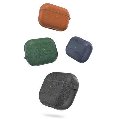 Apple Airpods 3.Nesil Kılıf Wiwu Calfskin Kılıf Yeşil