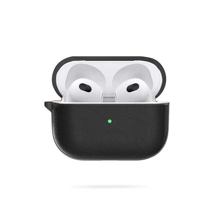 Apple Airpods 3.Nesil Kılıf Wiwu Calfskin Kılıf Kahverengi