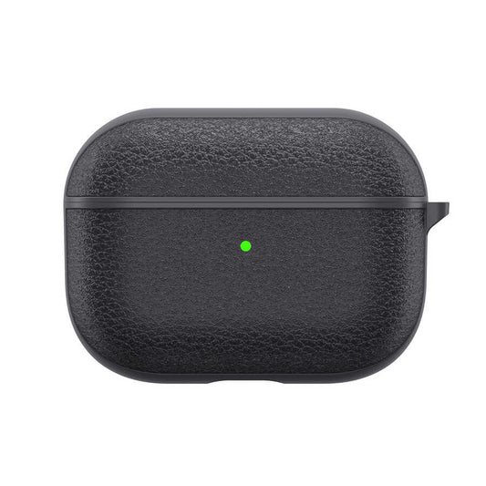 Apple Airpods 3.Nesil Kılıf Wiwu Calfskin Kılıf Siyah