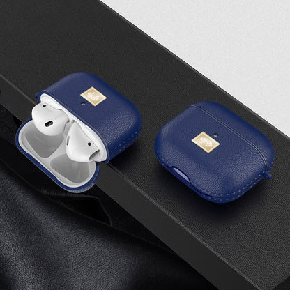 Apple Airpods 4 Kılıf Deri Görünümlü Askı Aparatlı Wlons Kılıf Koyu Yeşil