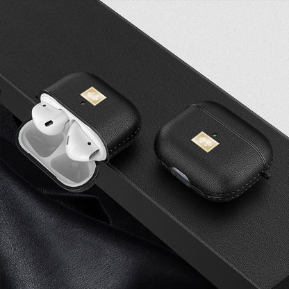 Apple Airpods 4 Kılıf Deri Görünümlü Askı Aparatlı Wlons Kılıf Koyu Yeşil
