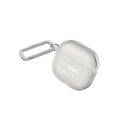 Apple Airpods 4 Kılıf Skinarma Transparan Mat Tasarım Kinzoku Kılıf Siyah