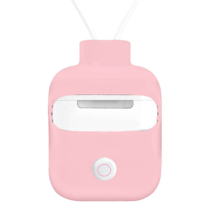 Apple Airpods Kılıf Boyun Askılı Jelly Bean Tasarımlı Lisanslı Switcheasy ColorBuddy Kapak Pembe