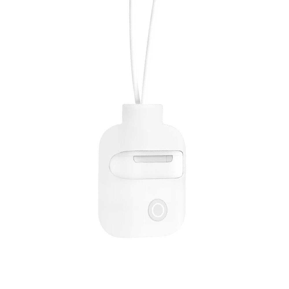 Apple Airpods Kılıf Boyun Askılı Jelly Bean Tasarımlı Lisanslı Switcheasy ColorBuddy Kapak Beyaz