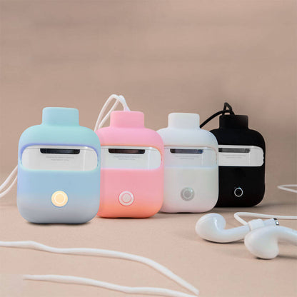 Apple Airpods Kılıf Boyun Askılı Jelly Bean Tasarımlı Lisanslı Switcheasy ColorBuddy Kapak Pembe