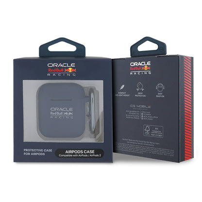 Apple Airpods Kılıf Redbull Orjinal Lisanslı Baskı Logolu Askı Aparatlı Silikon Kapak Lacivert