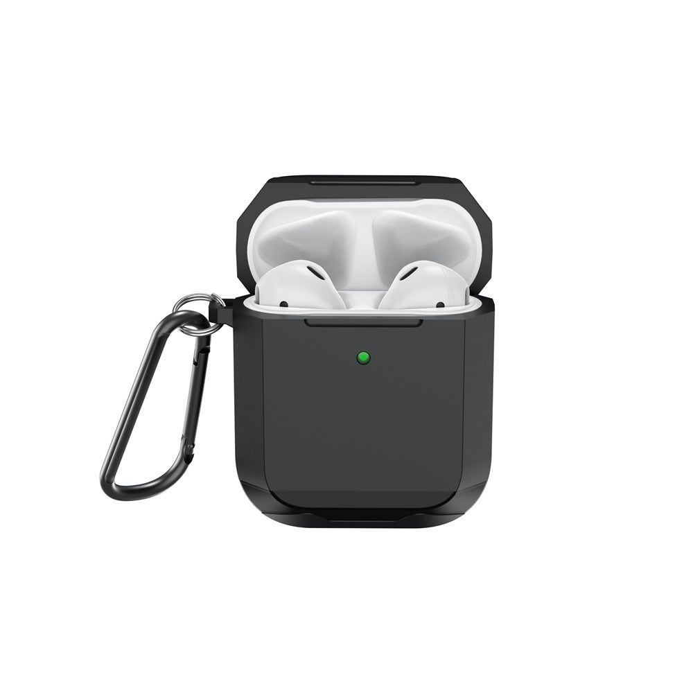 Apple Airpods Kılıf Wiwu JD-102 Defender Anti Shock Koruyucu Kılıf Gri