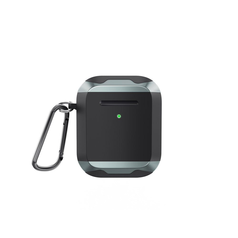 Apple Airpods Kılıf Wiwu JD-102 Defender Anti Shock Koruyucu Kılıf Gri