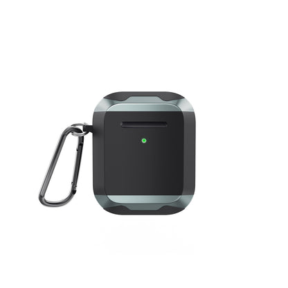 Apple Airpods Kılıf Wiwu JD-102 Defender Anti Shock Koruyucu Kılıf Gri