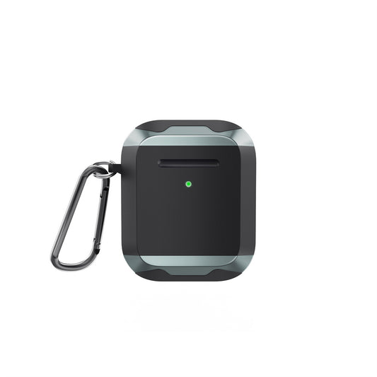 Apple Airpods Kılıf Wiwu JD-102 Defender Anti Shock Koruyucu Kılıf Gri