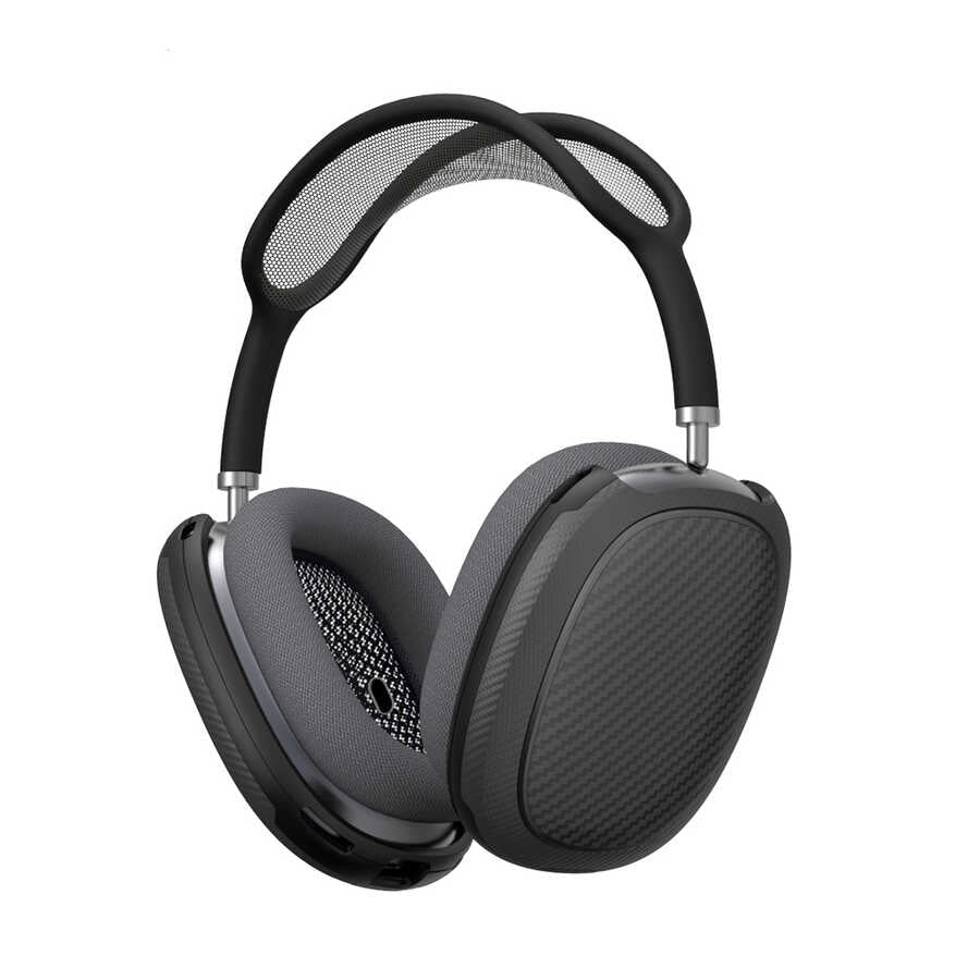 Apple Airpods Max Wiwu Armor Carbon Koruyucu Kılıf Mavi