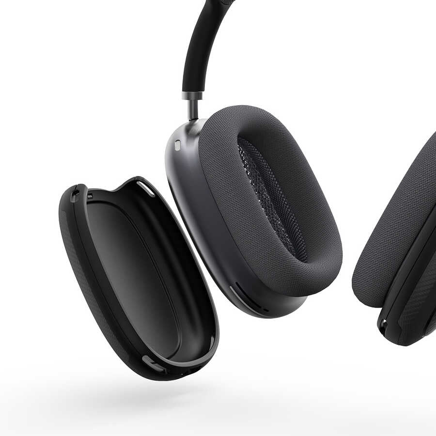 Apple Airpods Max Wiwu Armor Carbon Koruyucu Kılıf Gri