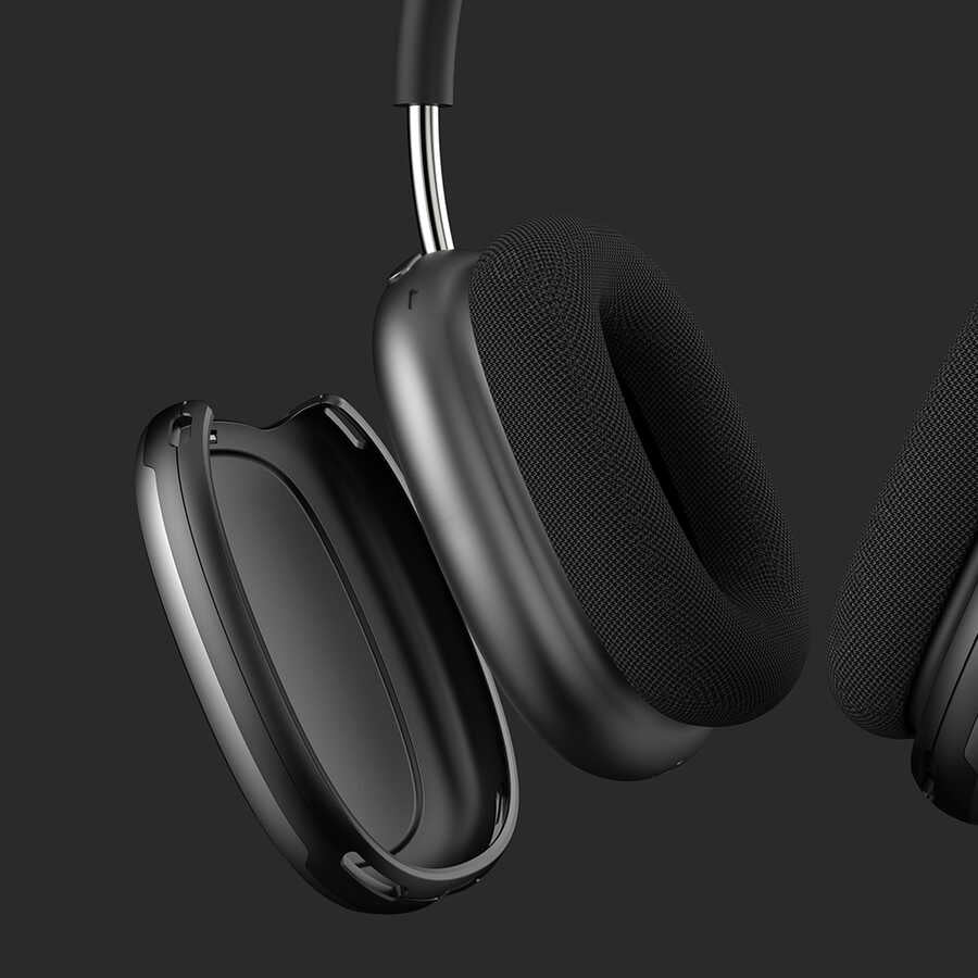 Apple Airpods Max Wiwu Armor One Koruyucu Kılıf Siyah-Gri