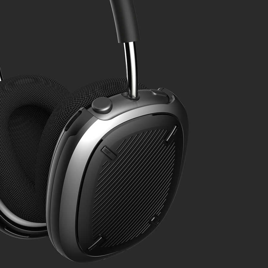 Apple Airpods Max Wiwu Armor One Koruyucu Kılıf Siyah-Kırmızı