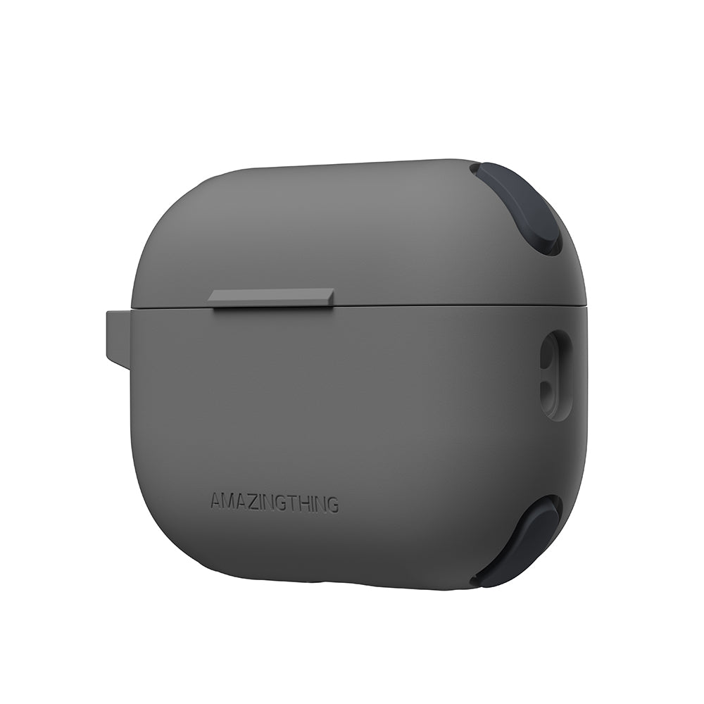 Apple Airpods Pro 2 Amazingthing Airbag Köşe Tasarımlı Omni Serisi Silikon Kapak Lacivert