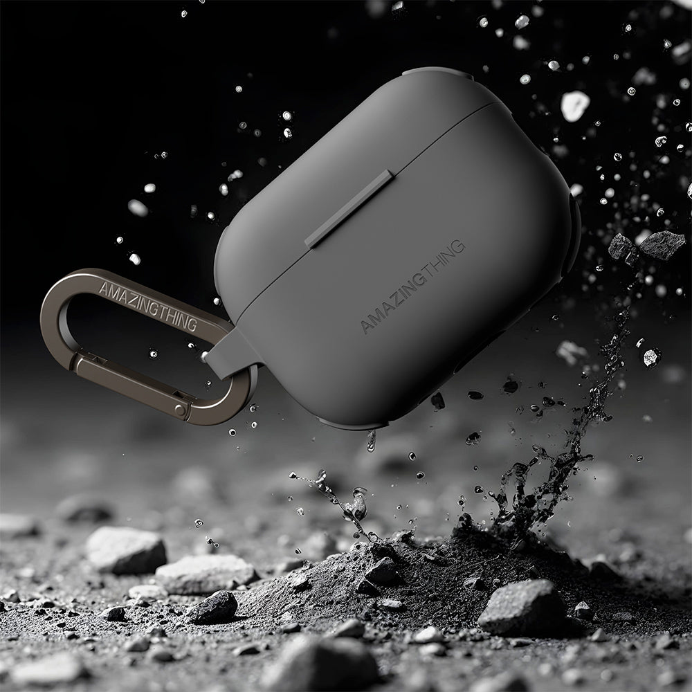 Apple Airpods Pro 2 Amazingthing Airbag Köşe Tasarımlı Omni Serisi Silikon Kapak Pembe