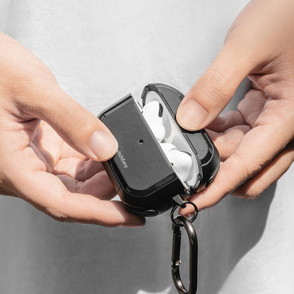 Apple Airpods Pro 2 Kılıf Airbag Korumalı Ultra Sağlam Lisanslı Switcheasy Defender Kapak Mavi