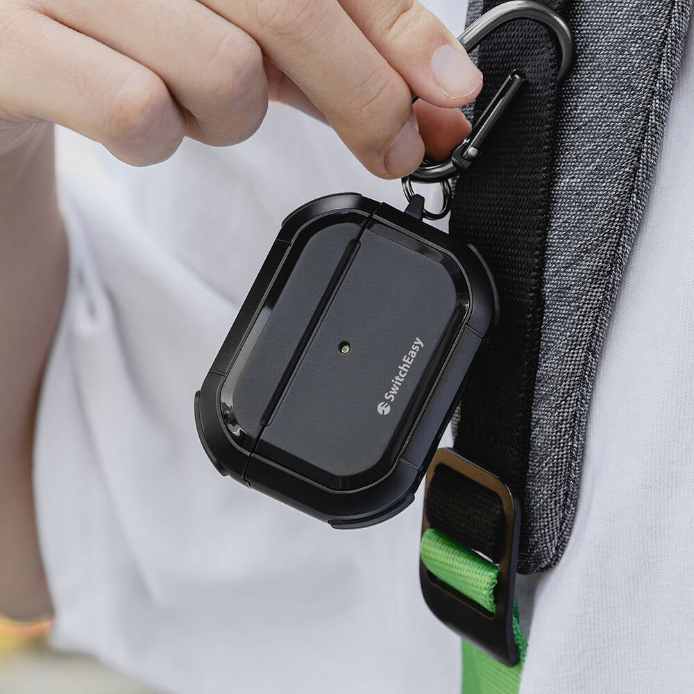 Apple Airpods Pro 2 Kılıf Airbag Korumalı Ultra Sağlam Lisanslı Switcheasy Defender Kapak Mavi