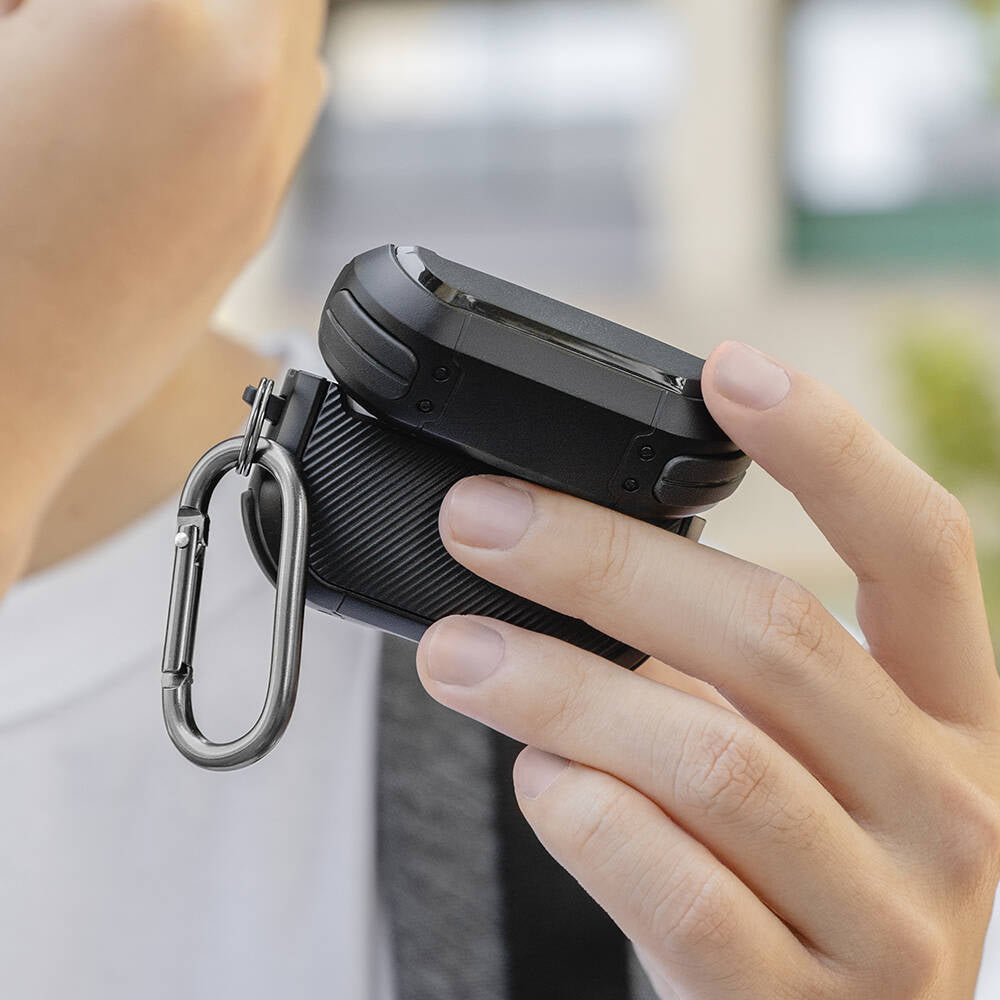 Apple Airpods Pro 2 Kılıf Airbag Korumalı Ultra Sağlam Lisanslı Switcheasy Defender Kapak Mavi